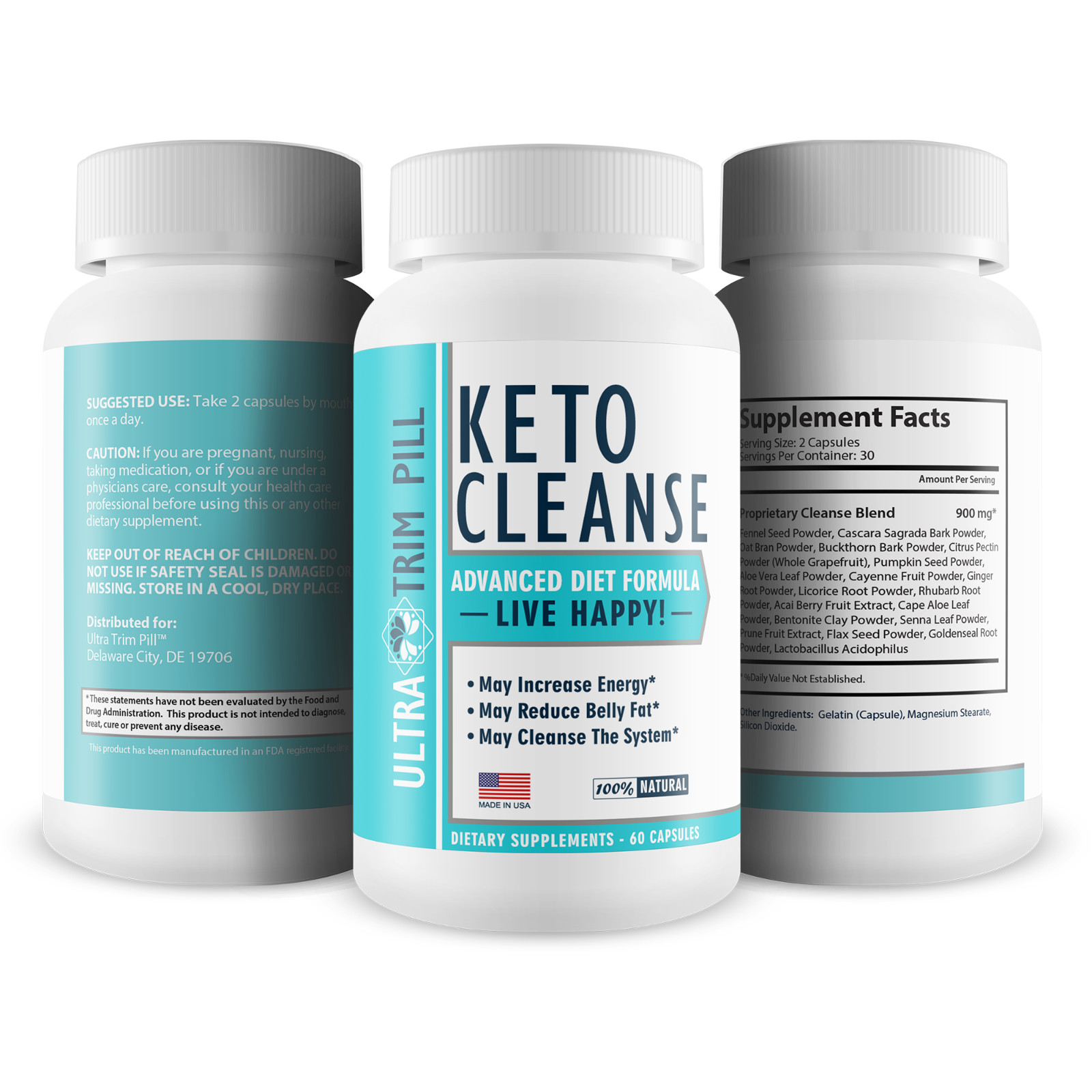 Keto Cleanse – Ultra Trim Pill Advanced Diet Formula – Help Cleanse The System