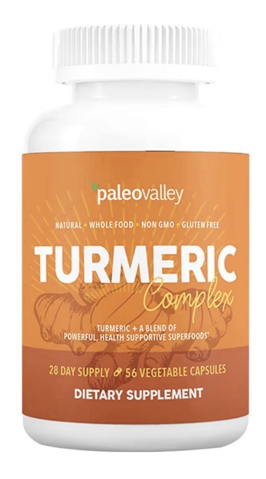 Paleovalley Organic Turmeric Complex Full Spectrum Organic Turmeric 56 Capsules