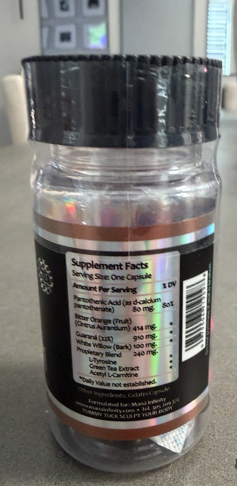 Tummy Tuck Beauty 911 Dietary Supplement Capsules, 30 Count, Exp 01/2029