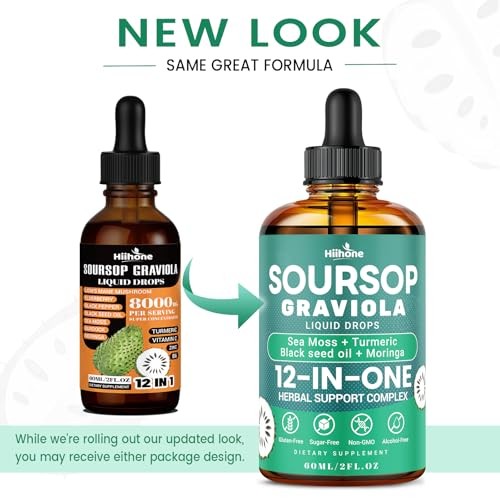 (2 Pack) 12-in-1 Soursop Bitters Liquid Drops 2 Fl Oz (Pack of 2)