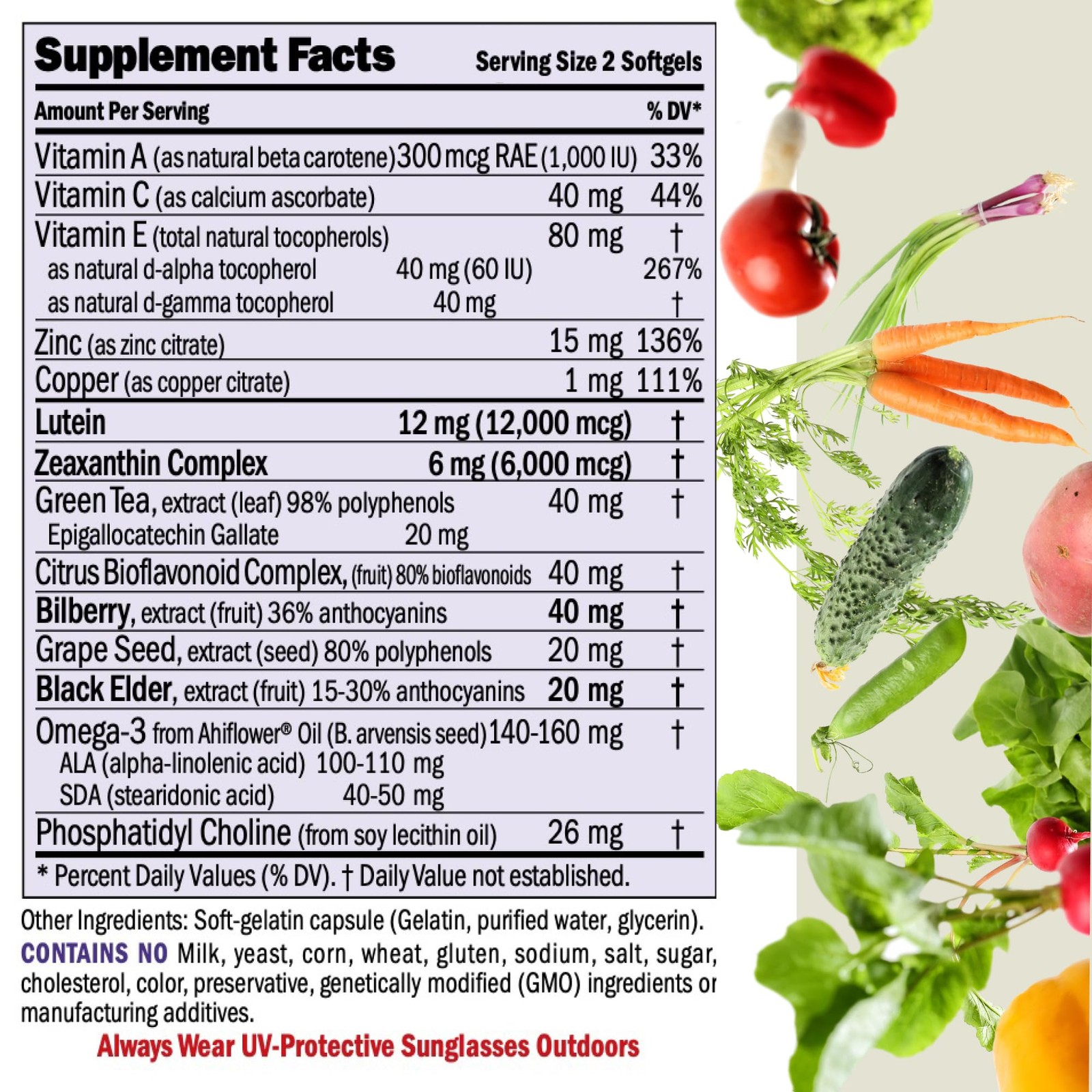ANDREW LESSMAN Ultimate Eye Support 60 Count (Pack of 1), Without Astaxanthin