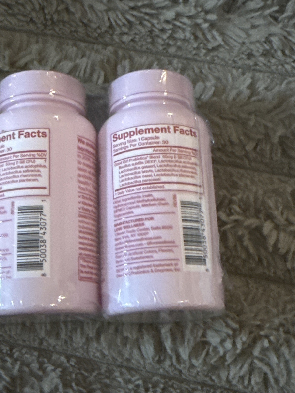 (4) Love Wellness Good Girl Probiotics – 30 Count – 02/2027 FRESH!