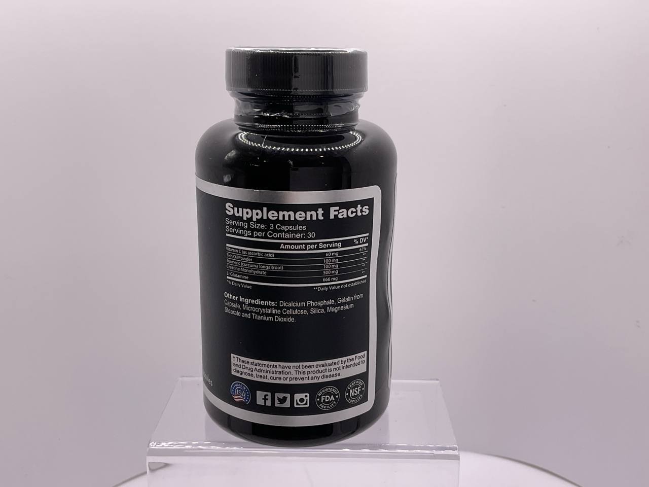 Vitta Energy Dietary Supplement 90 Capsules Daily Nutritional Support Dented Bot