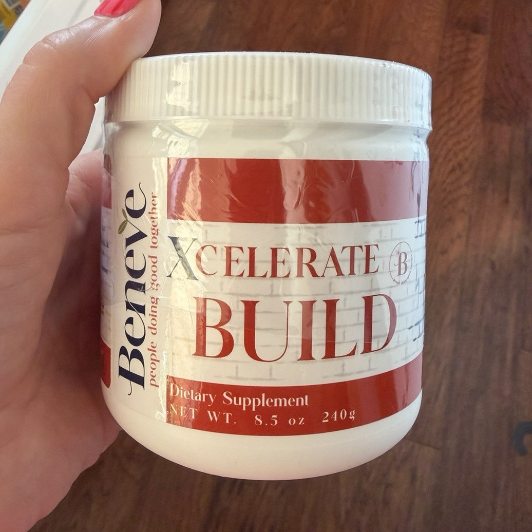 Beneve Xcelerate Build Dietary Supplement Powder, Net Wt 8.5 oz