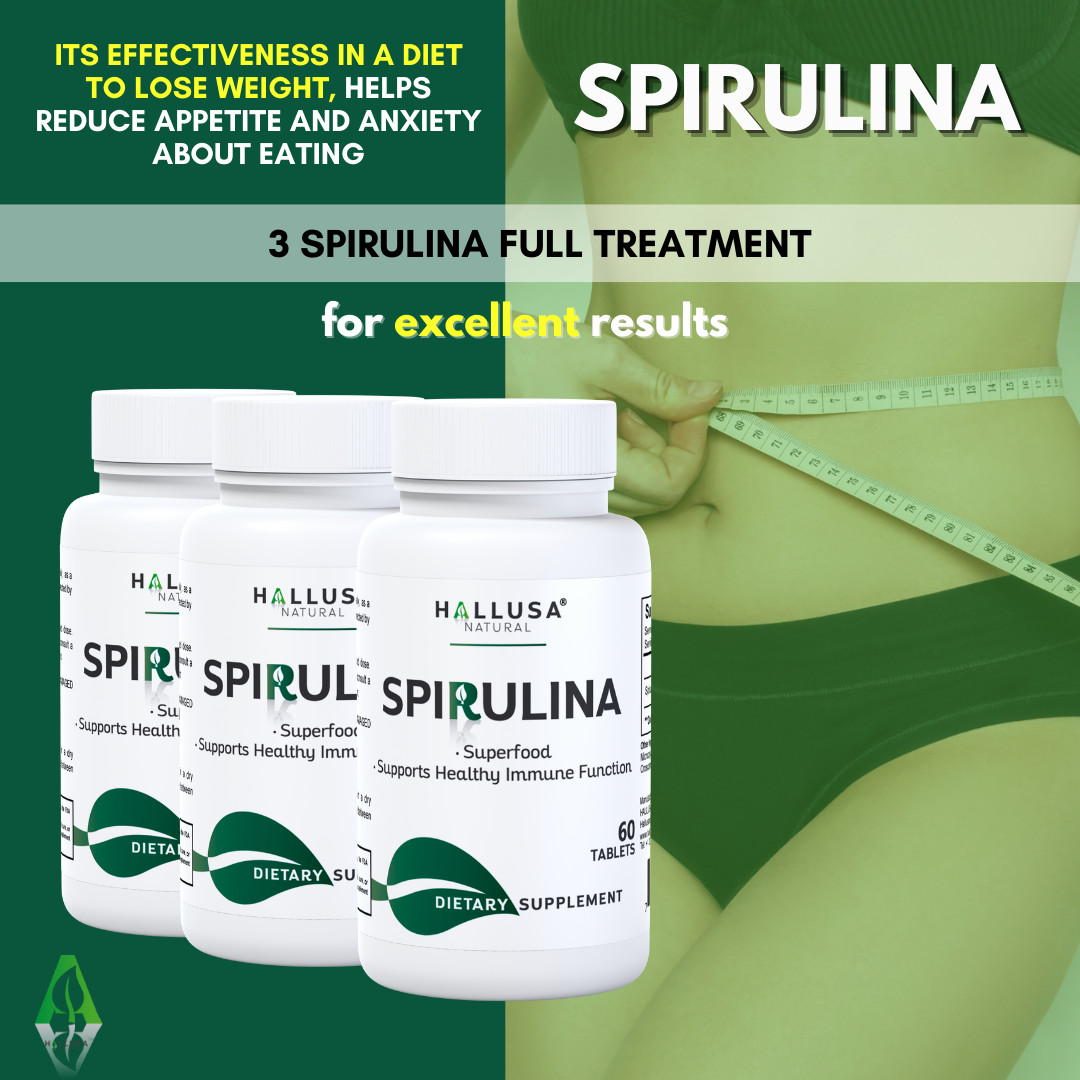 “SPIRULINA – Superfood Nutrition – Boost Energy & Strengthen Immunity – 60 Tab “