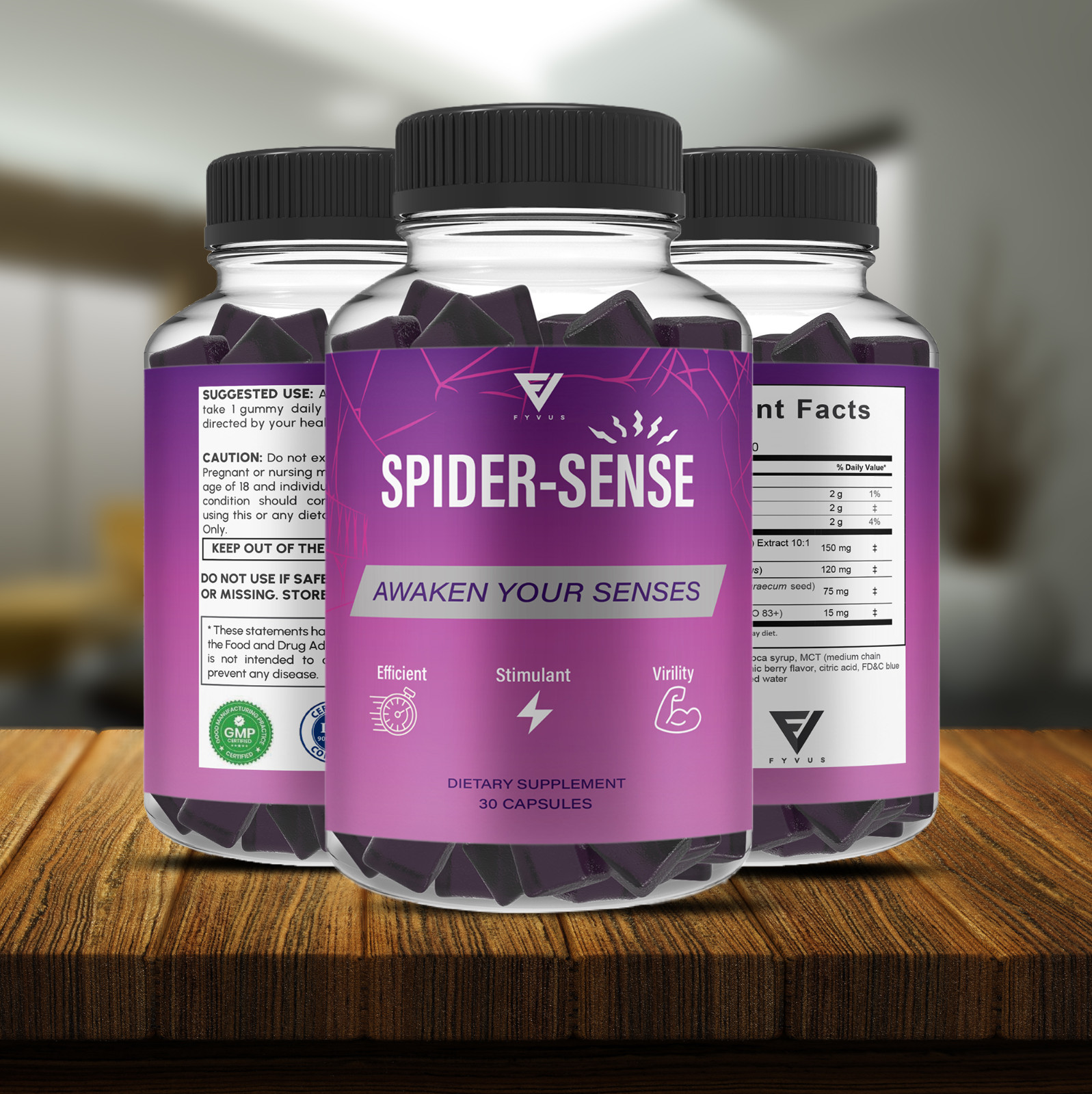 Spider Sense Gummies SpiderSense Advanced Supplement (1 Month Supply)