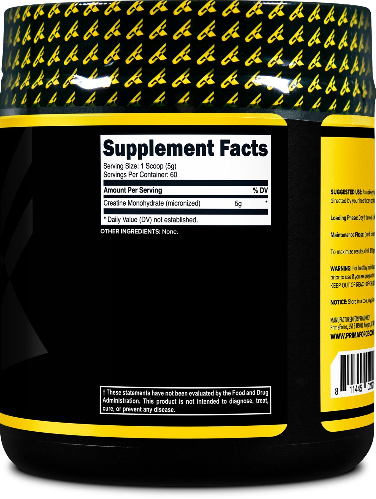 PrimaForce Creatine Monohydrate Powder (300g) Unflavored – Workout Supplement
