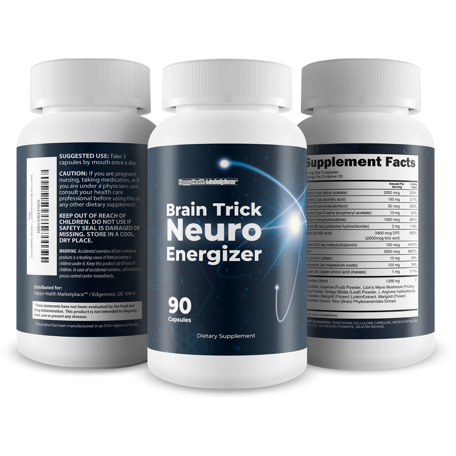 Brain Trick Neuro Energizer Brain Booster – Our Best Brain Focus and Memory
