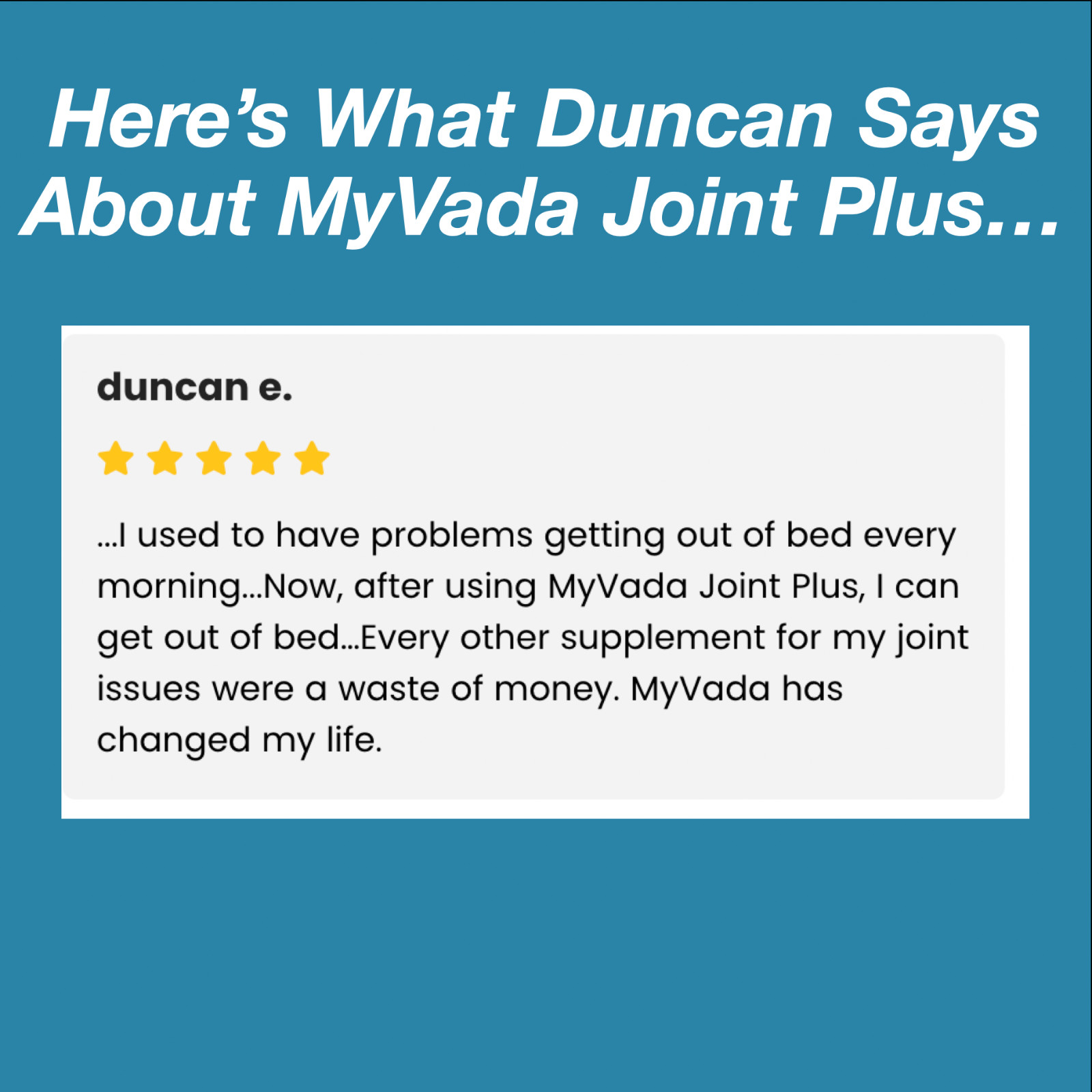 MyVada Joint Plus – Ayurvedic Herbal Organic Herbal Joint Health Supplement