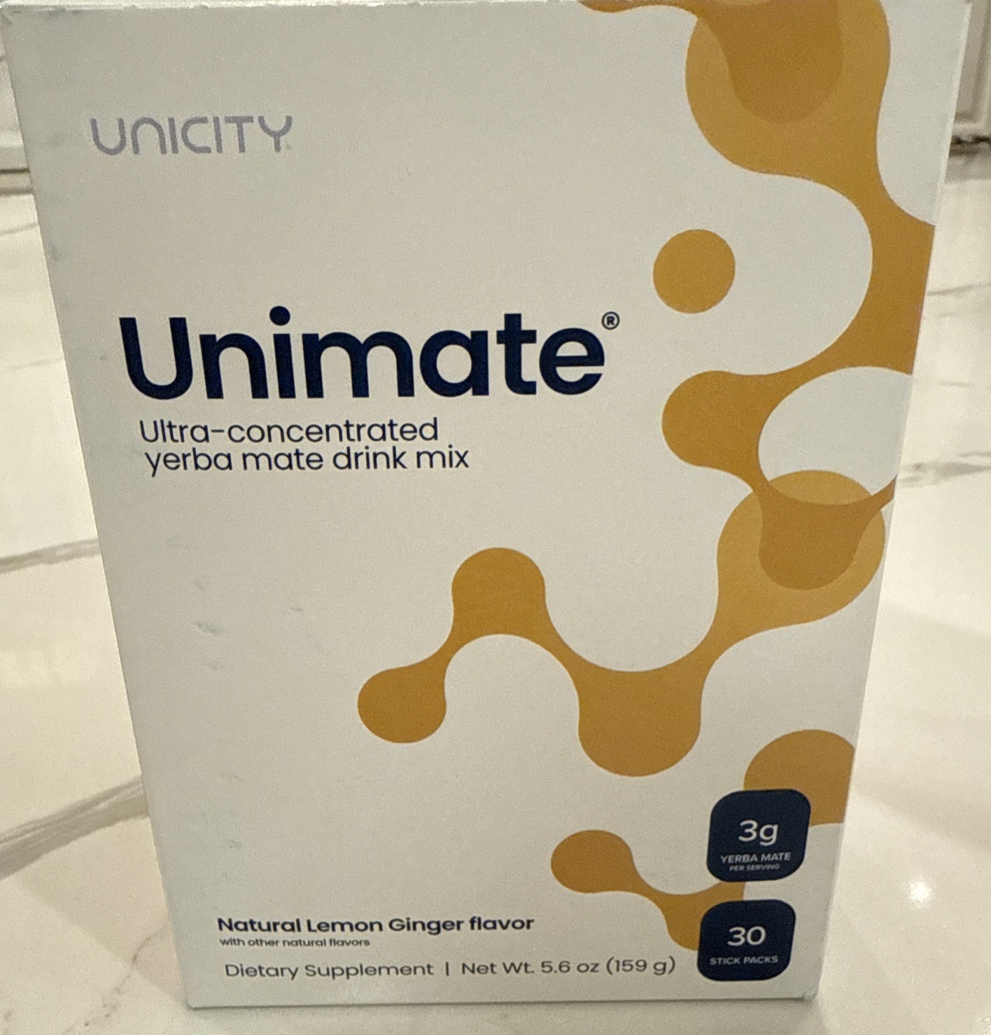 Unicity Unimate Ultra-Concentrate Yerba Mate Drink Mix 30 Stick Packs