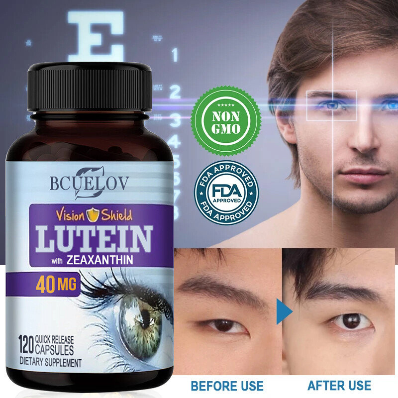 Lutein 40mg and Zeaxanthin Supplement – Premium Eye Protection Formula