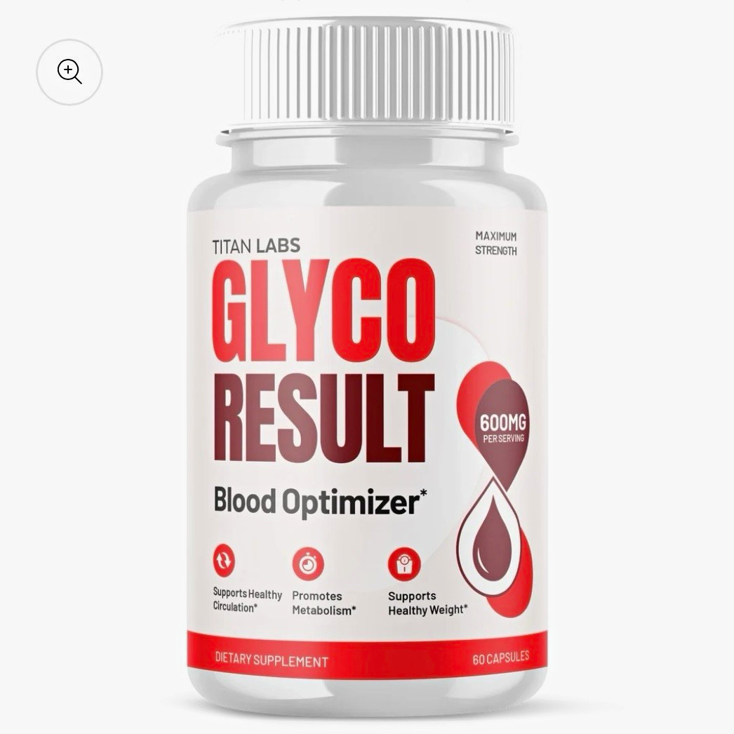 Titan Labs Glyco Result Blood Optimizer Supplement 600mg Capsules 60ct
