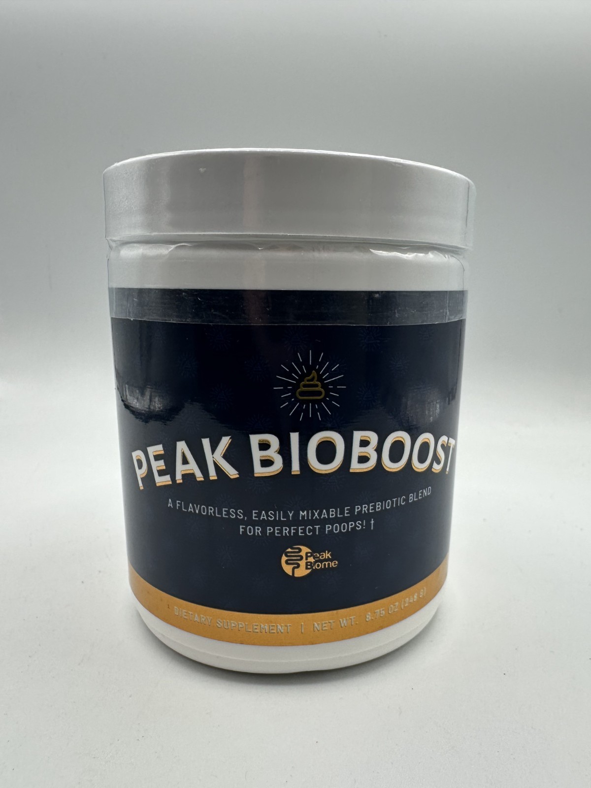 Peak BioBoost Prebiotic Fiber Supplement Flavorless NEW 8.75oz 07/2026