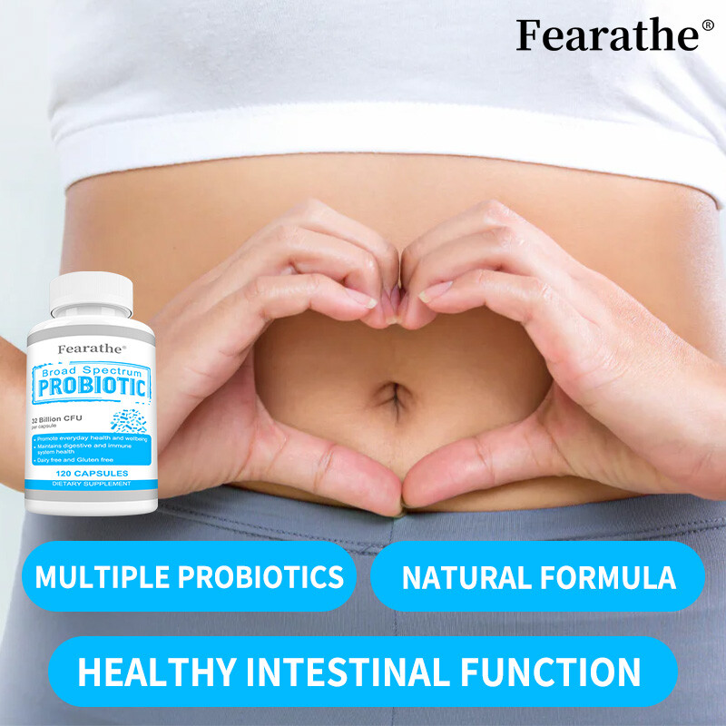 No Gluten Broad Spectrum Probiotic For Digestive 32 Billion Cfu Gut Health