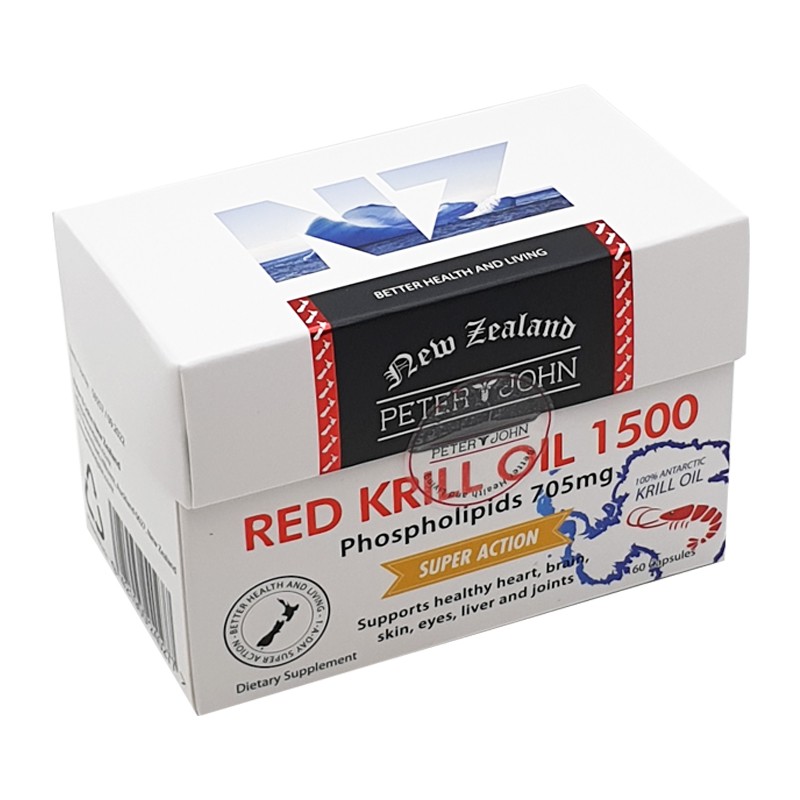 Red Krill Oil 1500 (60 Capsules) – 5 Pack