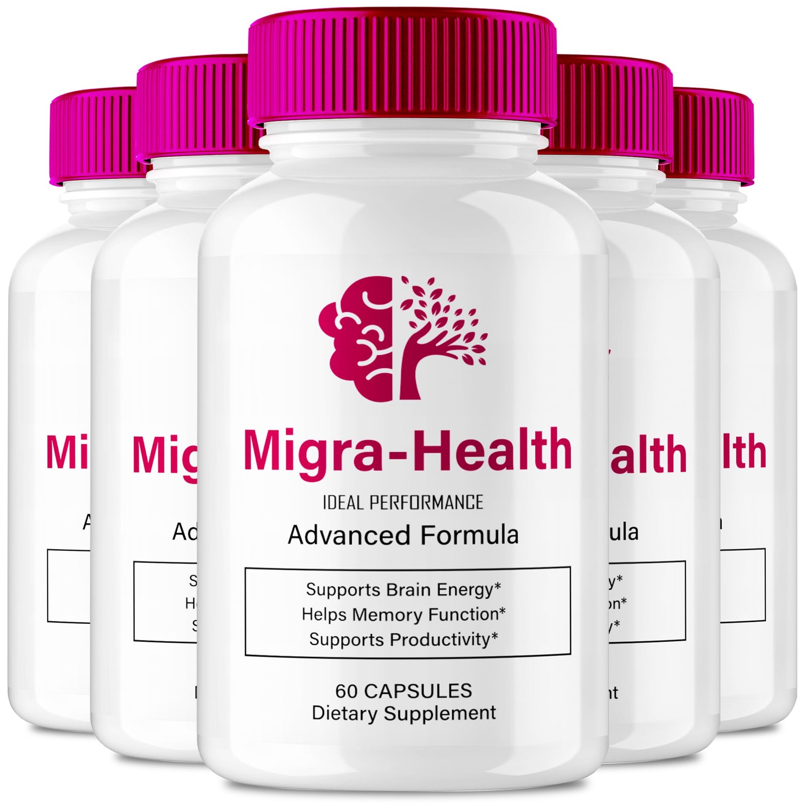 Migra-health General Wellness Supplement – 300 Capsules (5 Pack)