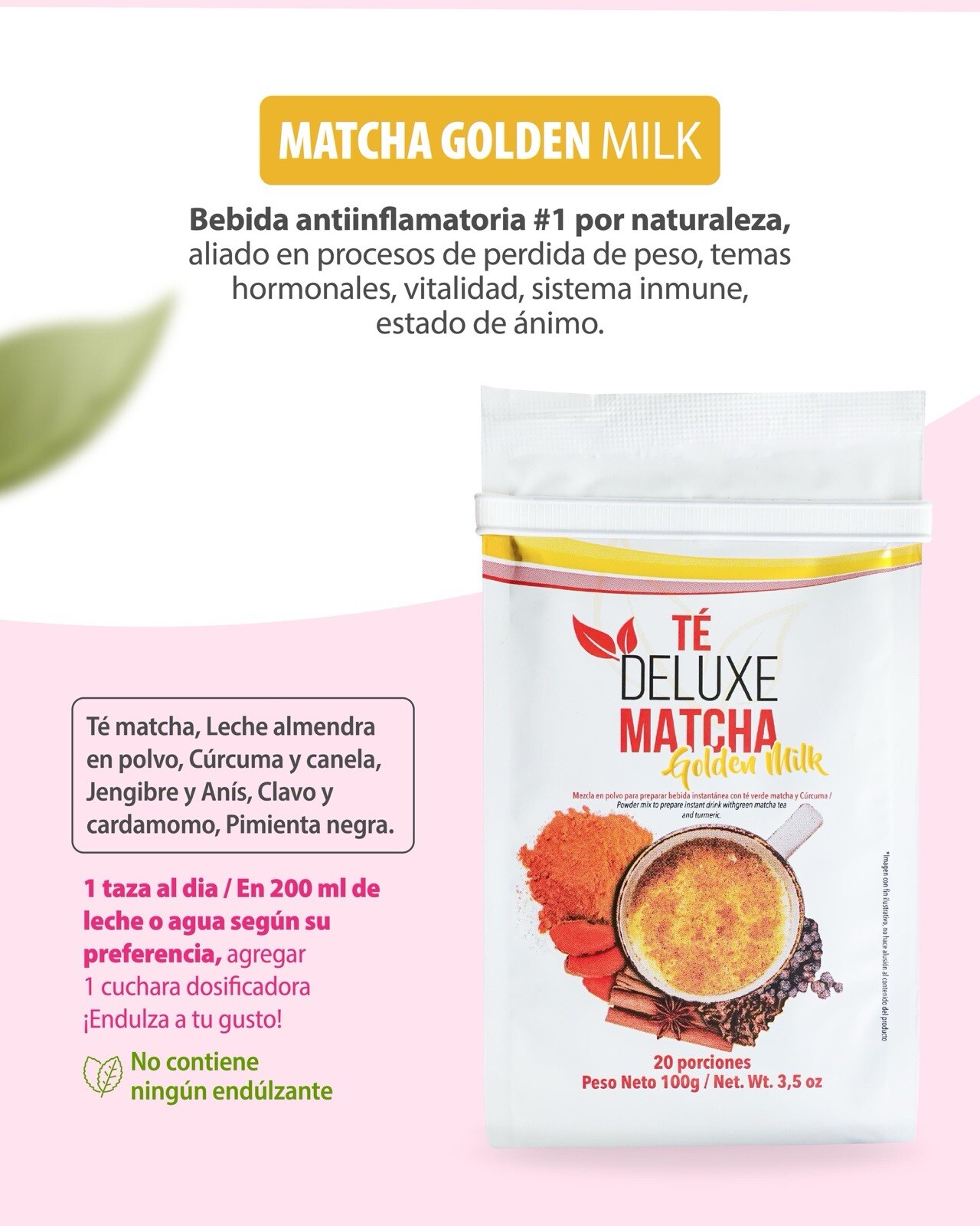 Te Matcha Golden Milk Fitme