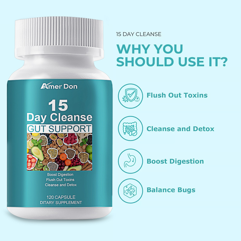 15 Day Cleanse-Gut and Colon Support,Detox,Weight Loss,Constipation Relief