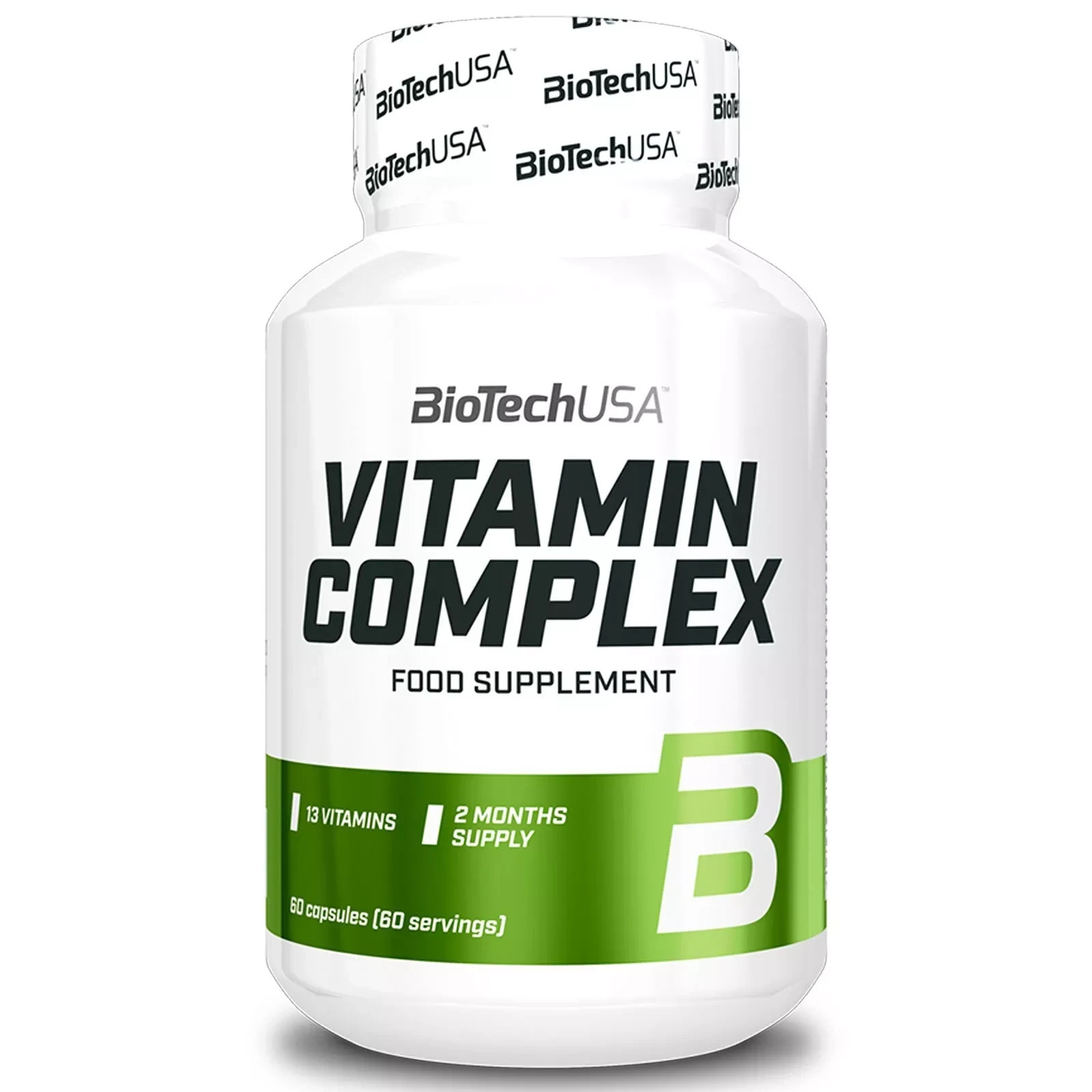 VITAMIN COMPLEX – 60-120 Caps – Muscle mass Energy metabolism Reduces tiredness