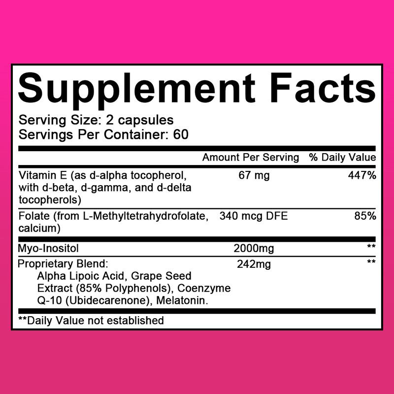 Women’s Health Female Fertility Supplement & Improve Egg Quality