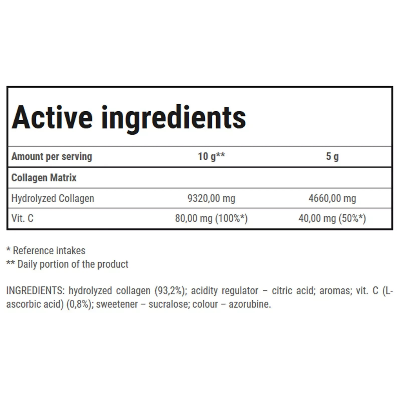 COLLAGEN RENOVER 350G – High Quality Strong joints, hair, skin nails, anti-aging