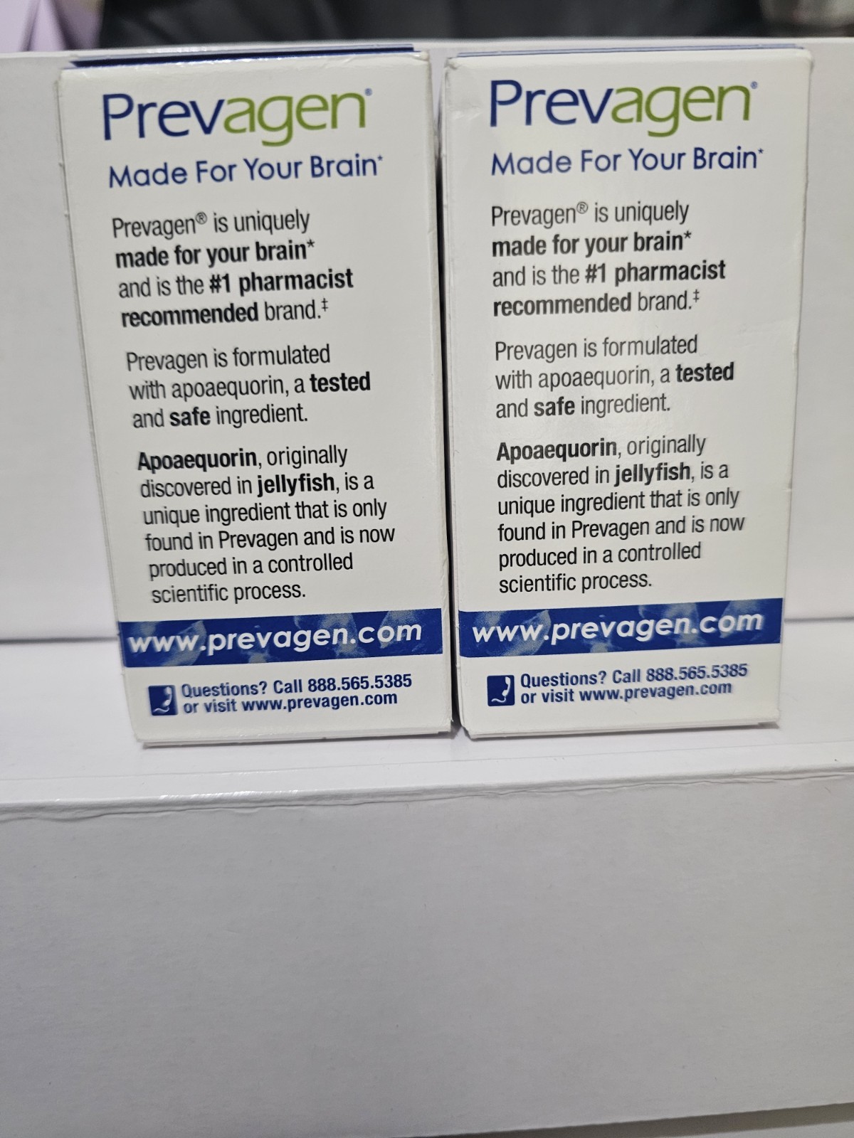 Prevagen Regular Strength 10mg Capsules – 30 Count – 2 Box (60-Day Supply) NEW!