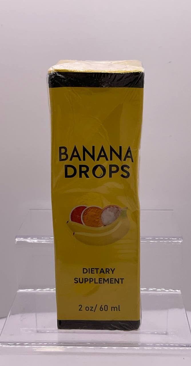 Banana Drops Dietary Supplement Liquid Drops 2oz/60ml Gonada Health