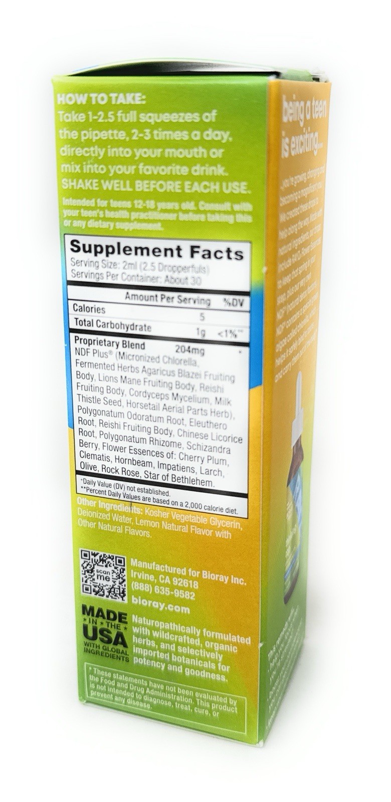 BioRay Rayz, Thinking Cap, Naturopathic Herbal Drops, Lemon, 2 fl oz 06/2028
