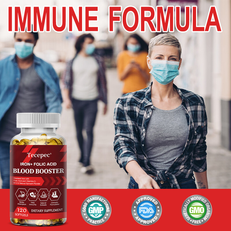 Iron with Folic Acid | Blood Booster – Support Healthy Iron Level & Blood Health
