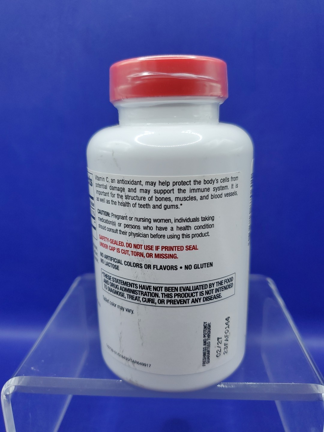 Up & Up Vitamin C 1000mg Natural Rose Hips Immune Health 100 Tablets Exp 02/27