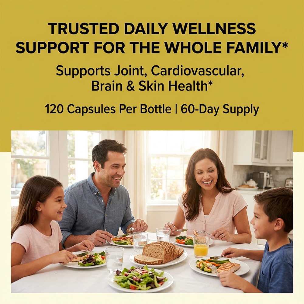 Non-GMO Omega 3 Fish Oil 30~120Caps with Multivitamine,Daily Nutritional Support