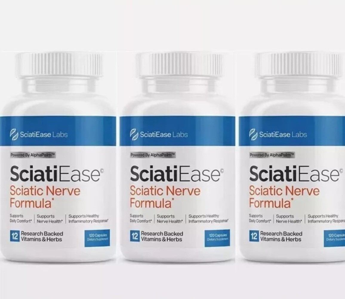 3 Formula of SciatiEase Labs Sciati Ease & Sciatic packs Neural 120 capsules-
