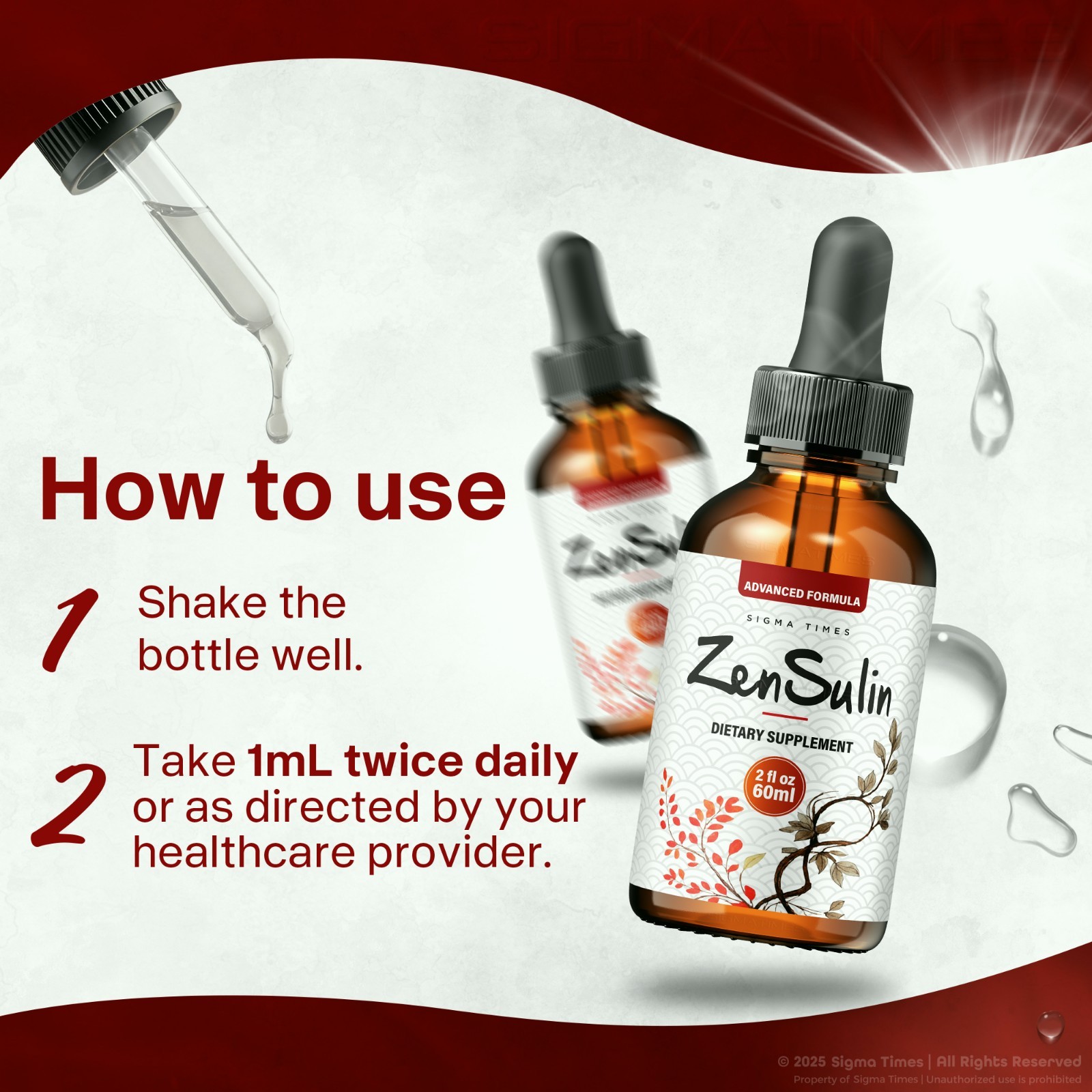 ZenSulin Drops – Zen Sulin Premium Blood Health Support Formula (30 servs.)