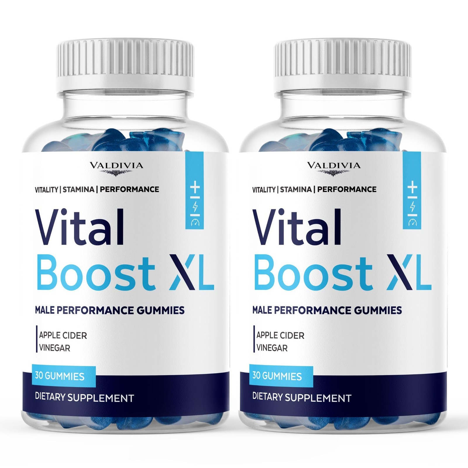 VitalBoost XL Men Daily Wellness Gummies Energy Vitality 2 Pack 60Gt