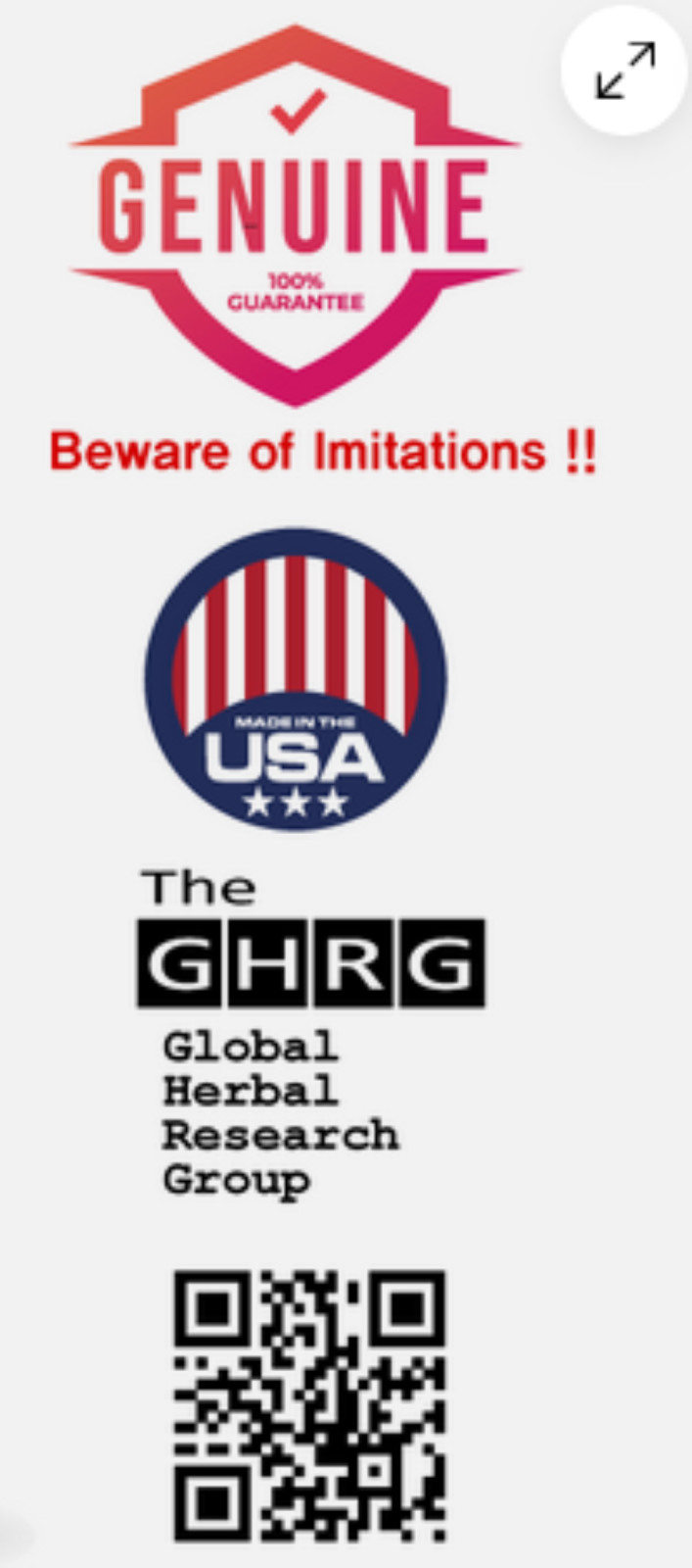 GHRG USA Semen & Sperm, Male Fertility, Increase Semen Volume & Count