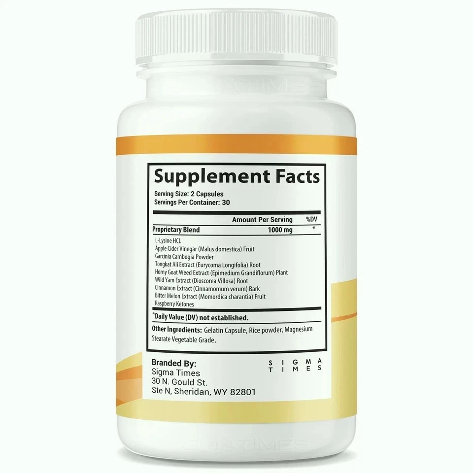 5 Pack Burn Peak for Advanced Weight Loss, BurnPeak Fat-Burner Formula 60 ct USA