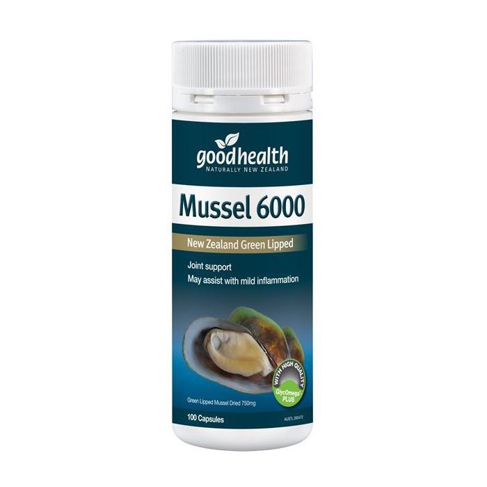 Green Lipped Mussel 6000mg – Joint Support (100 Capsules) – 5 Pack