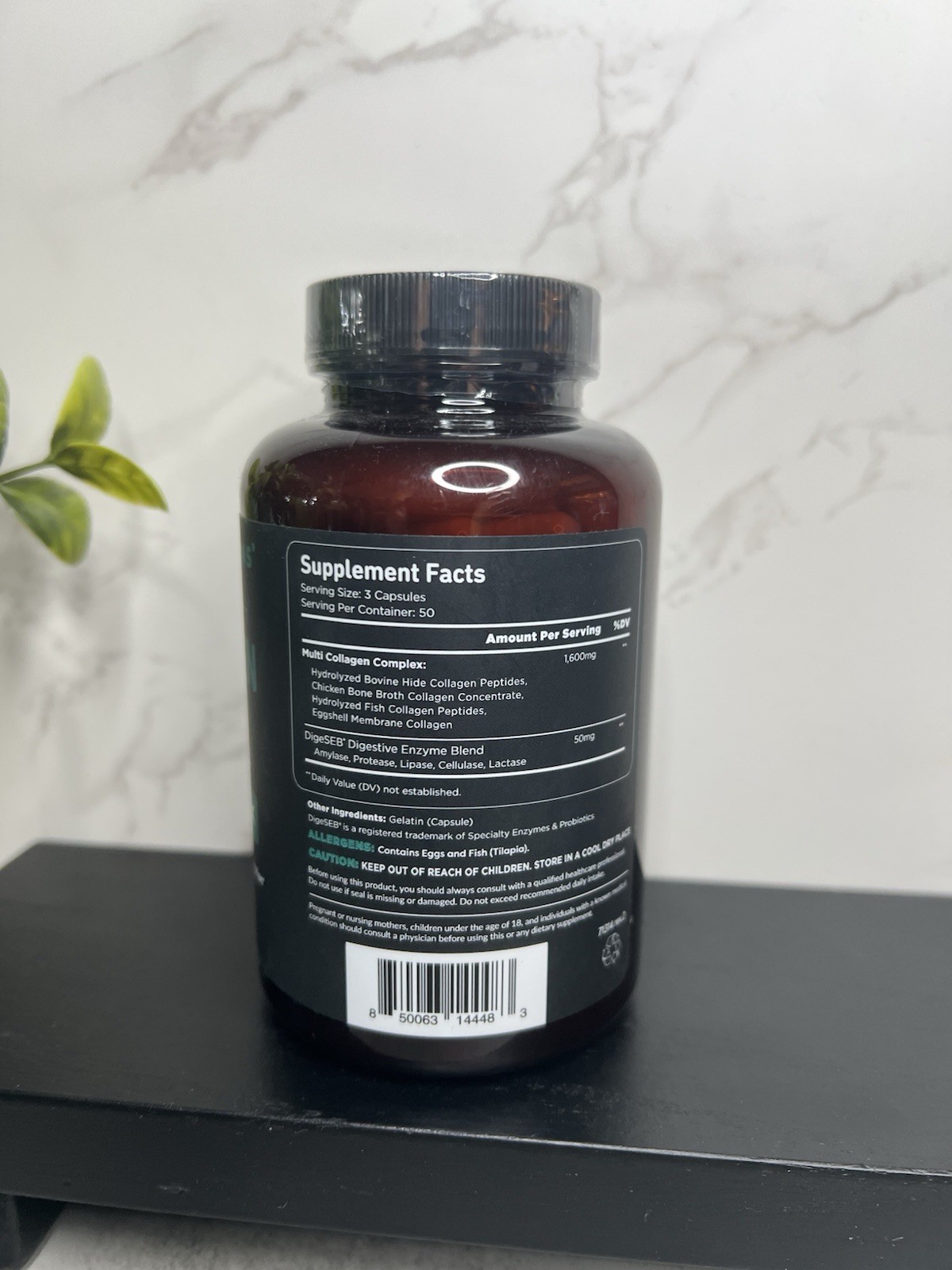 Vital Vitamins Multi Collagen Complex Type I II III V X 150 Caps Exp 01/2029