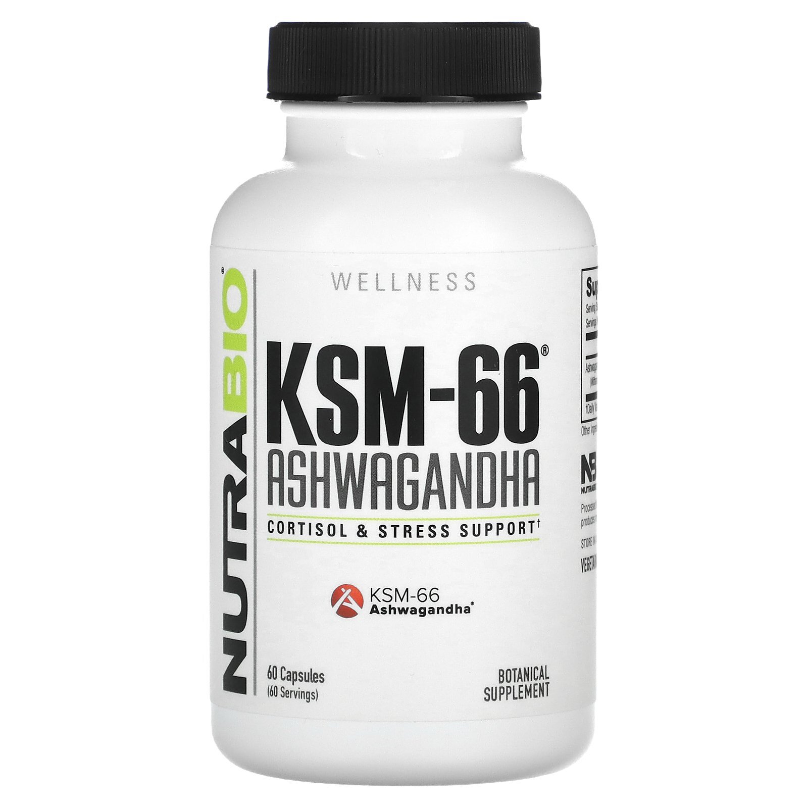 KSM-66, Ashwagandha, 600 mg, 60 Capsules