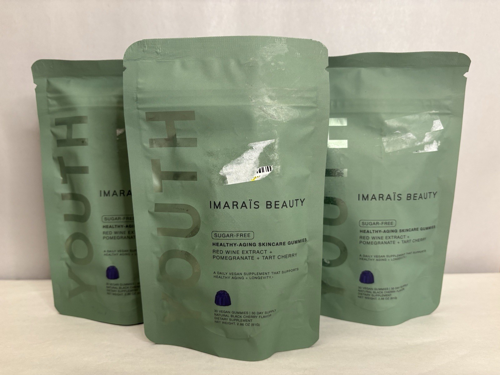 (2 Pack) – IMARAÏS BEAUTY Youth Healthy- Aging Skincare Gummies – 30 Gummies Per