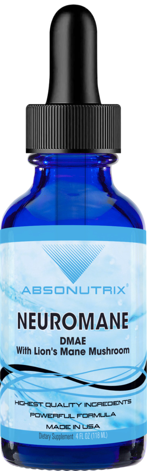 Absonutrix NeuroMane, 390 mg, 4 FL OZ Liquid, 302 Servings, Made in USA