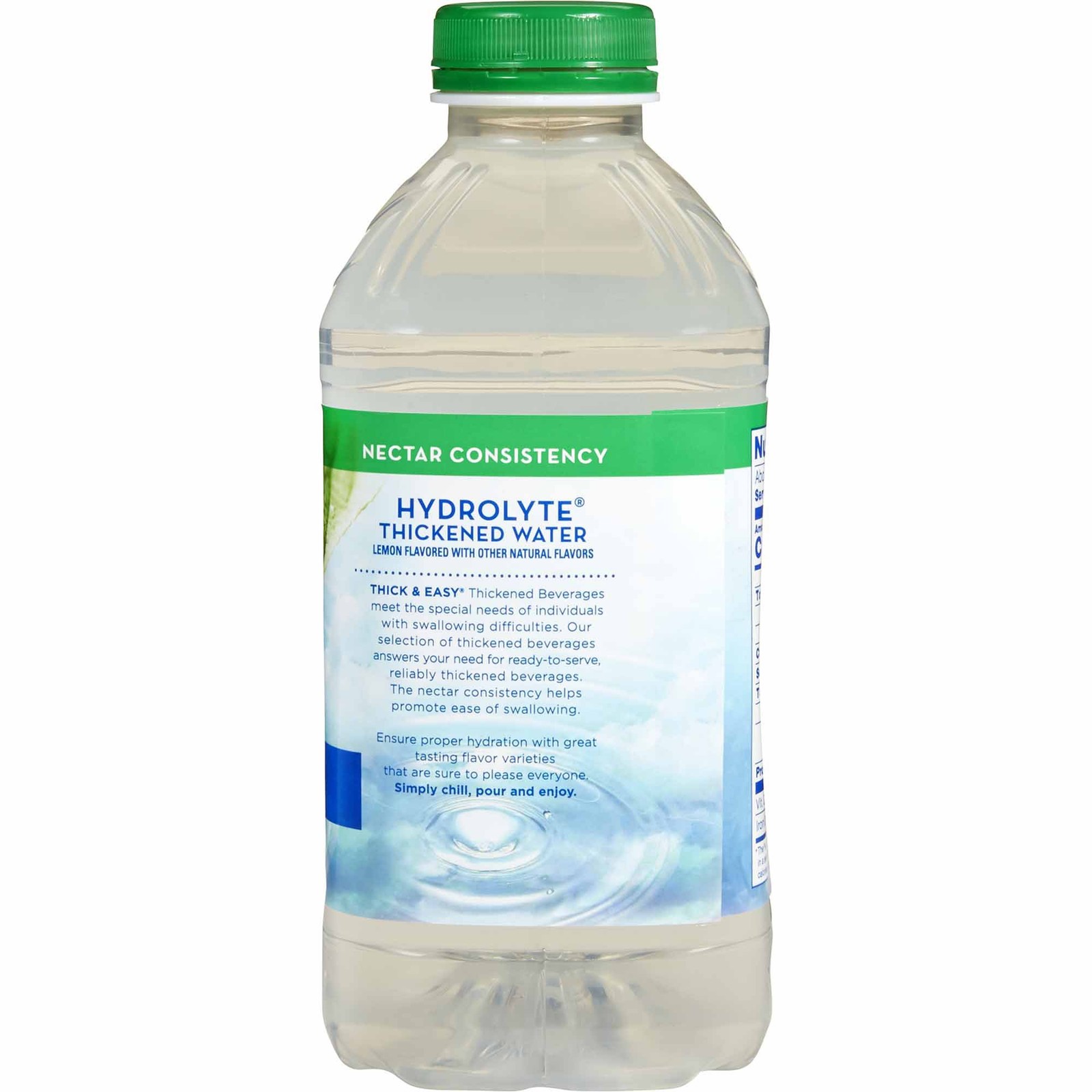 Thick & Easy Hydrolyte Thickened Water Lemon 46 oz. Bottle