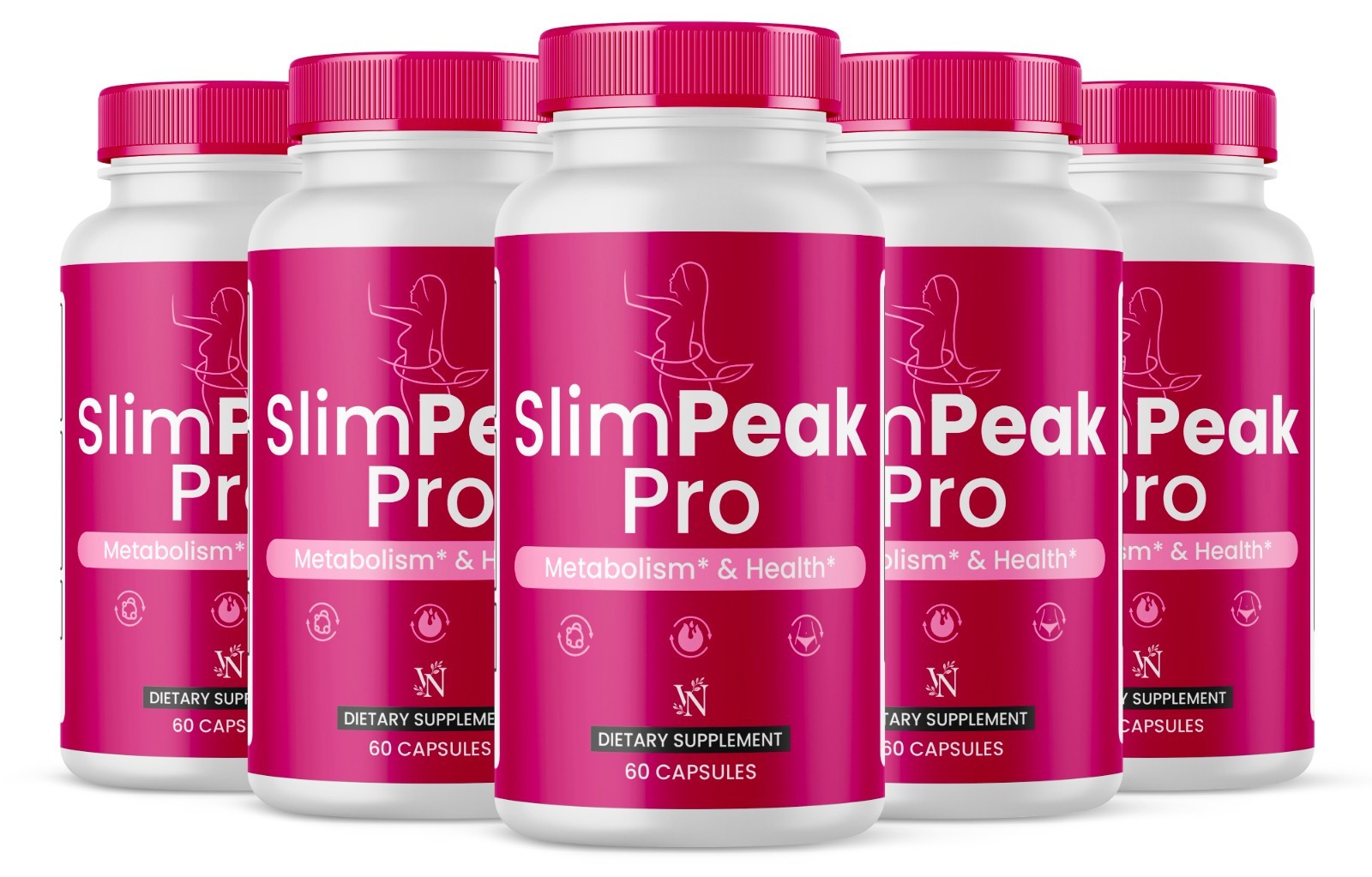 Slim Peak Advanced Formula Supplement Pills, Slim Peak pink salt trick pills (5)