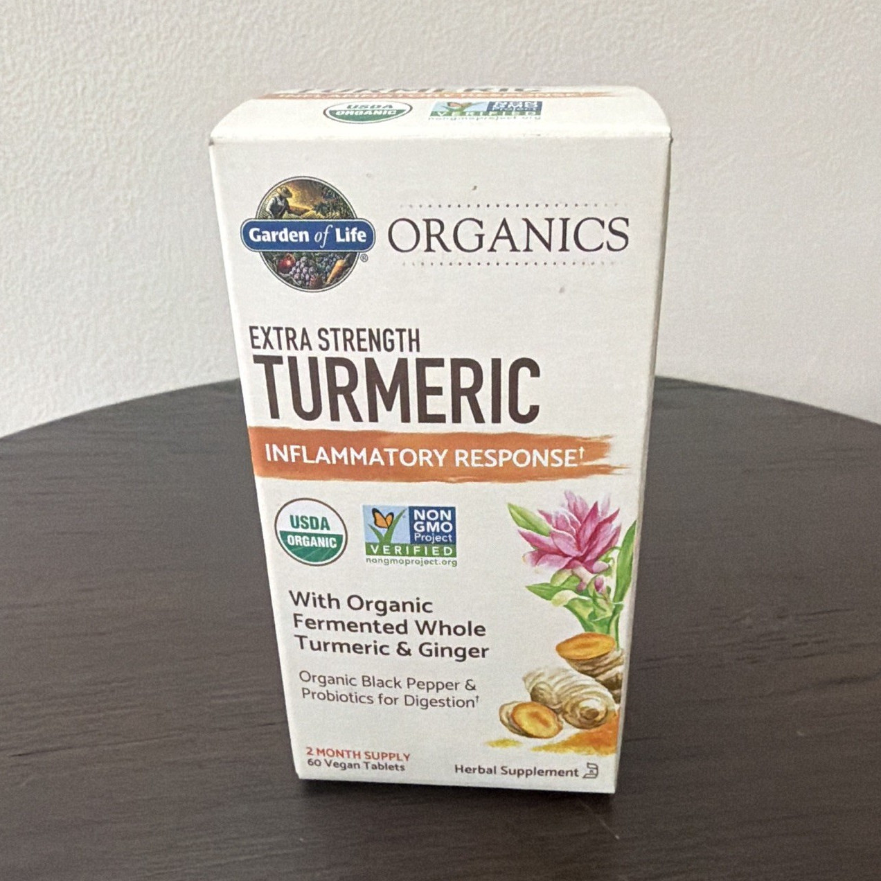 Garden of Life mykind Organics Extra Strength Turmeric Vegan Tablets 60 ct