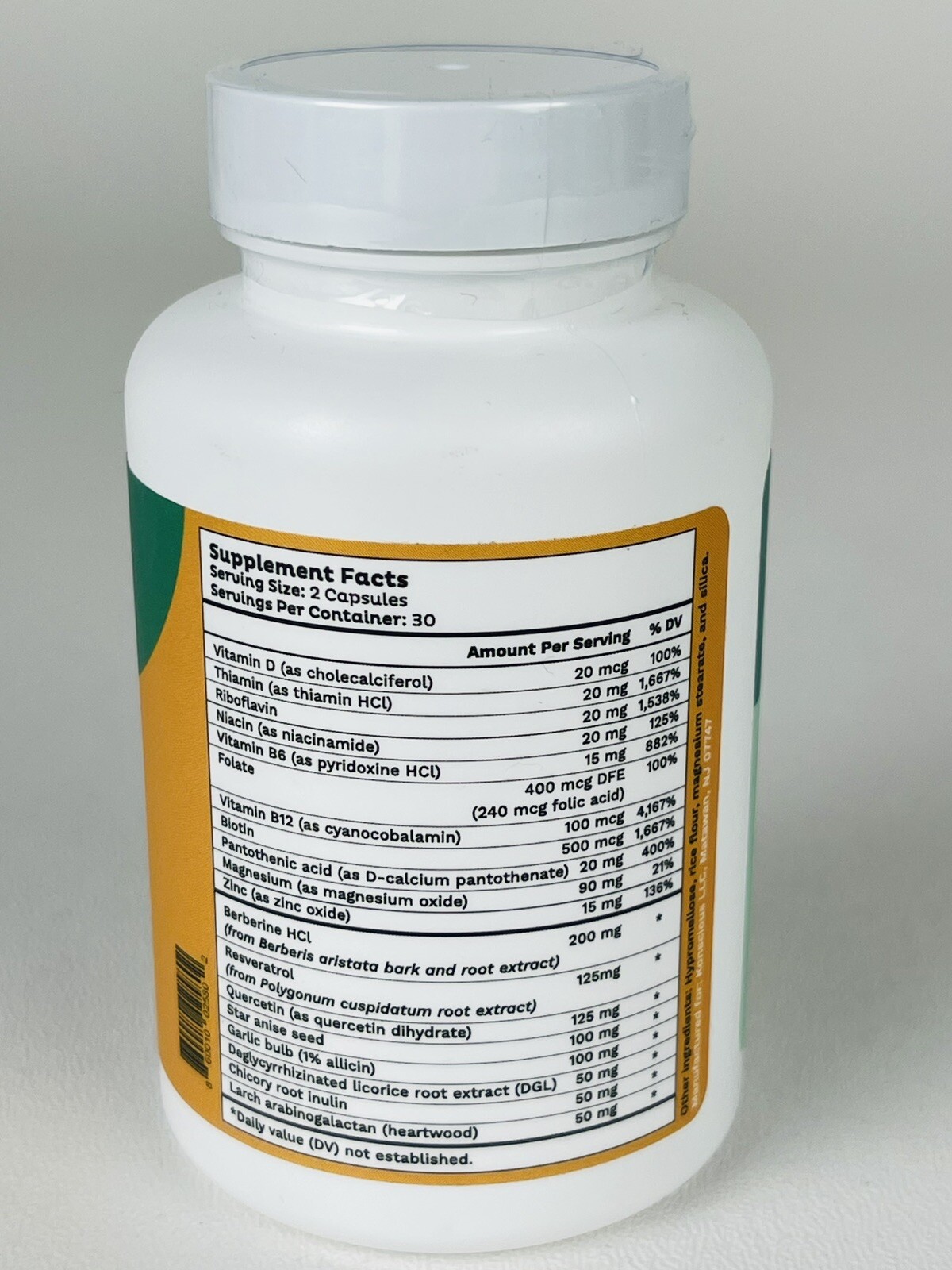 Emma Relief Supplement Konsciens Keto for Gut Bloating 60 Capsules Exp 2026 NEW