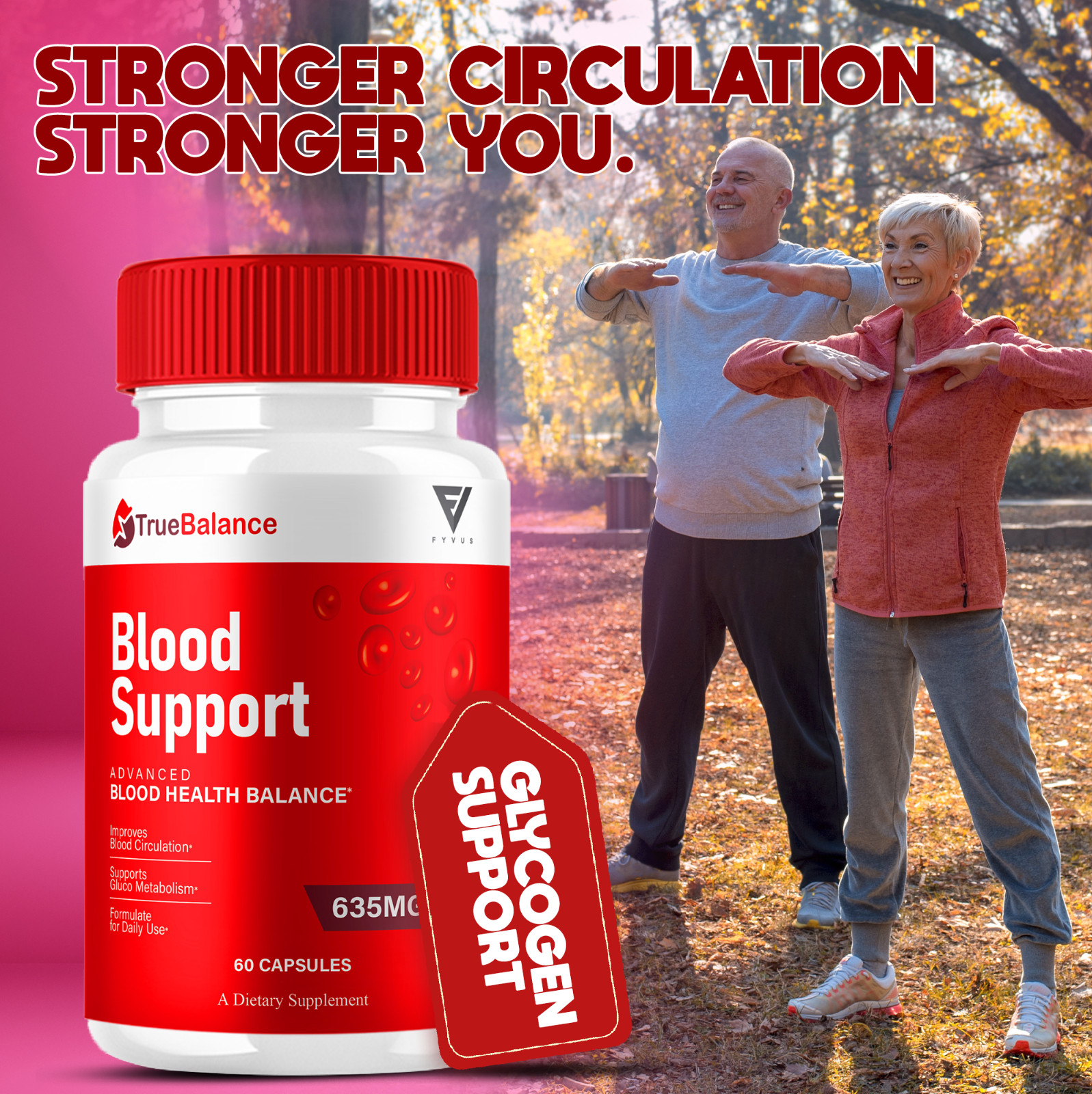 (5 Pack) TrueBalance Blood Support, True Balance Advanced Formula (300 Capsules)
