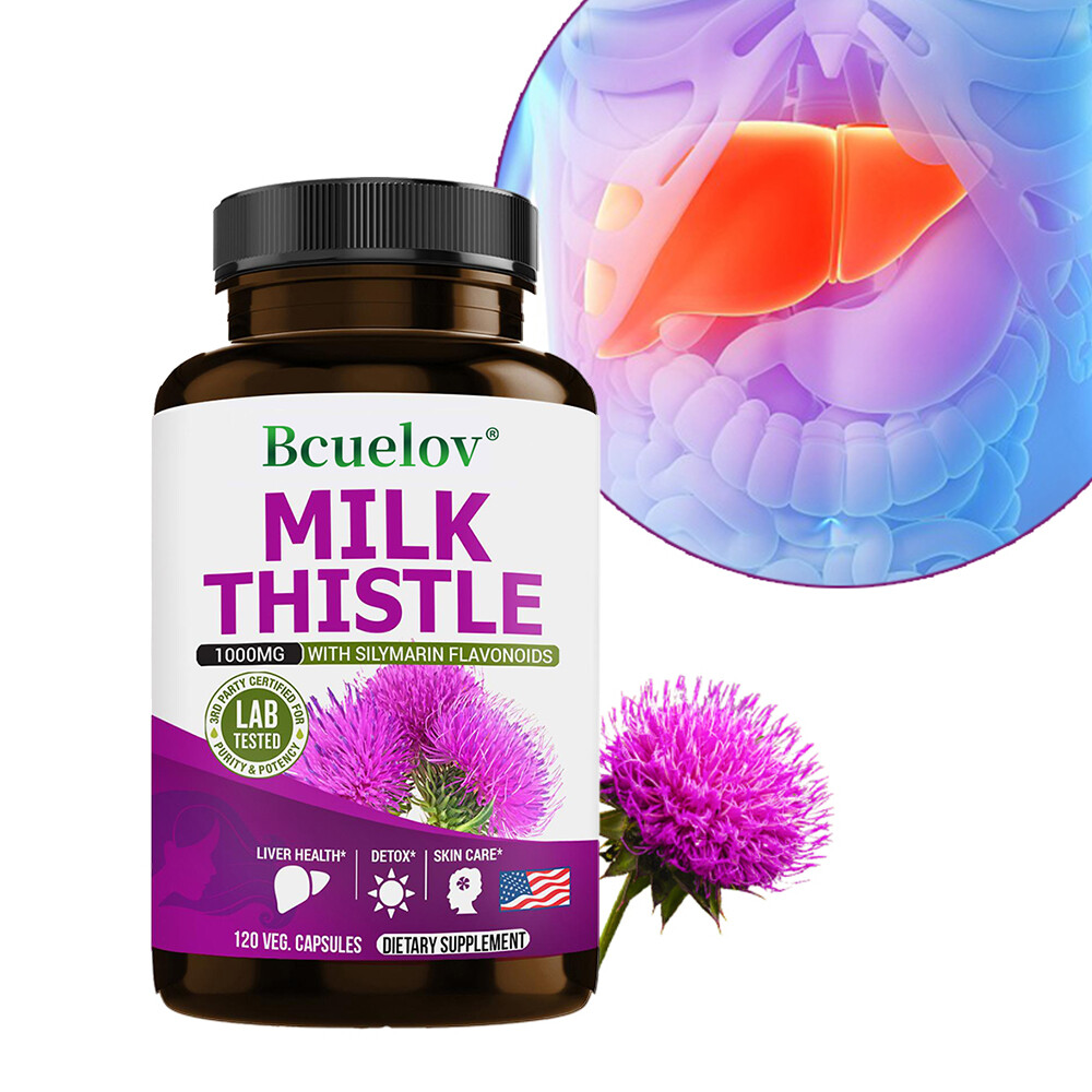 Milk Thistle Extract Support Liver Detoxification Repair Liver Cells Antioxidant