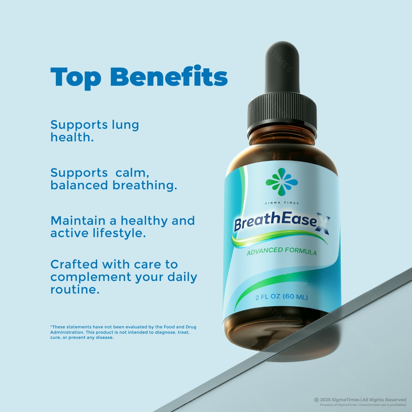 BreathEaseX Drops, BreathEase X Liquid Supplement for Lung Support (30 servs.)