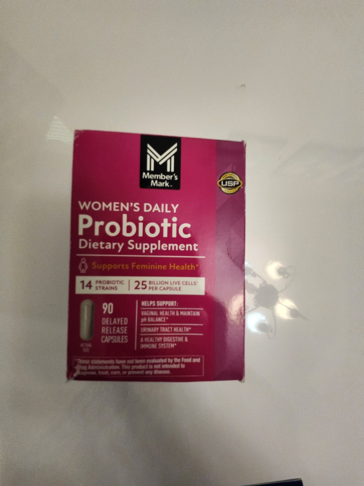 Members Mark Women’s Daily Probiotics – 90 CT – 14 Strain – Exp 07/2027