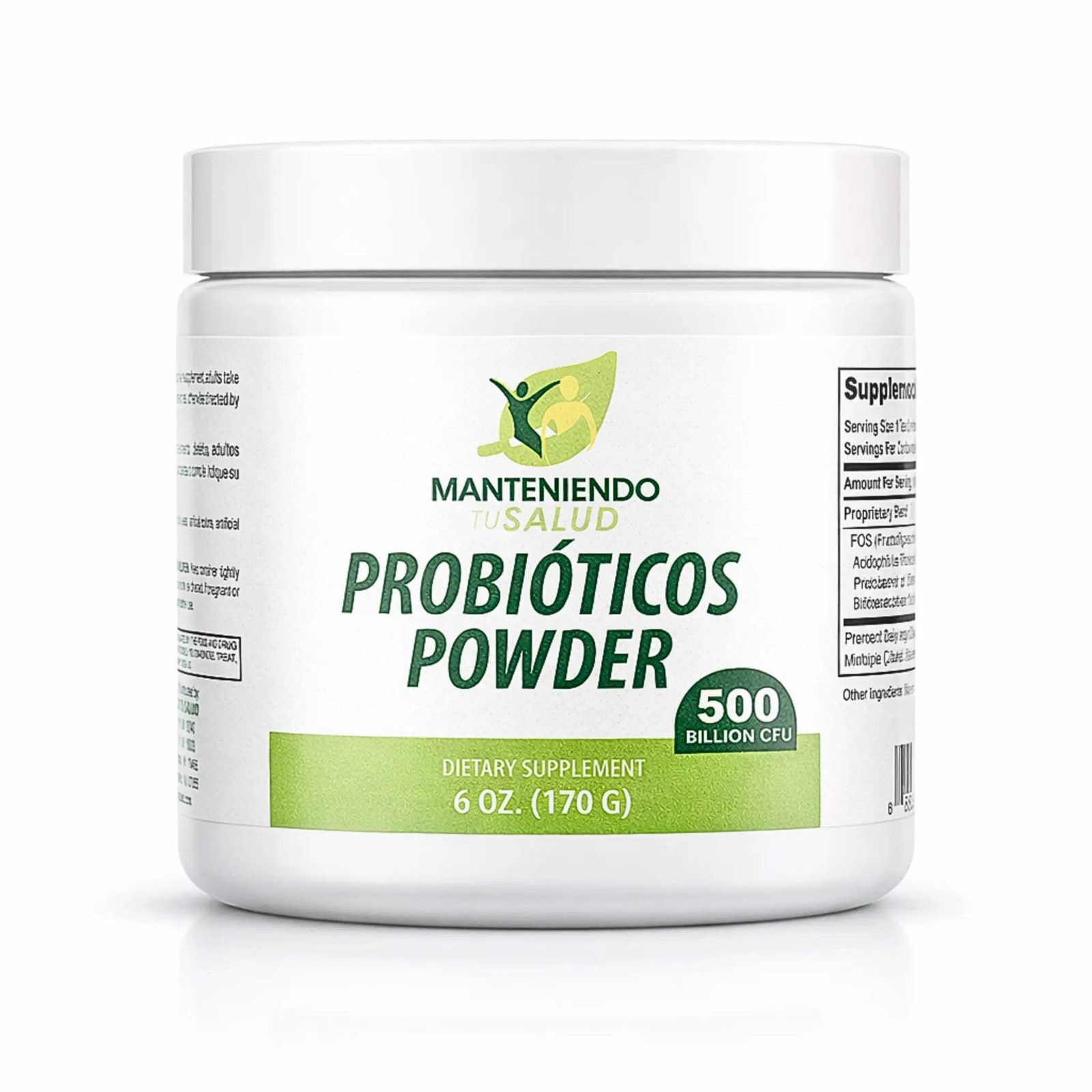 Manteniendo Tu Salud Probiotic Powder, Digestive Support, 6 Oz